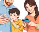 Configura límites personalizados para tarjetas familiares
