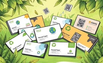 Opta por tarjetas ecológicas si priorizas la sostenibilidad