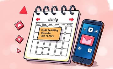 Configura recordatorios para la fecha de corte