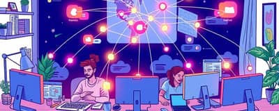 Utiliza herramientas colaborativas para equipos remotos