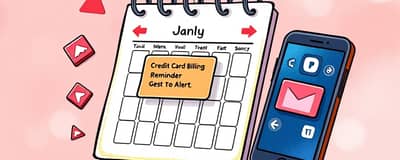 Configura recordatorios para la fecha de corte