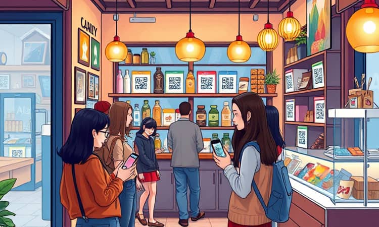 Pagos por QR crecen en comercios pequeños